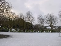 Snow at the Vale Douzaine Rooms